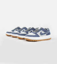 کفش کتانی ایر فورس مردانه و زنانه طوسی آبی NIKE AIR FORCE