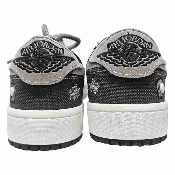 کتونی نایک ایر جردن 1 وودو بژ و مشکی Nike Air Jordan 1 Woodoo