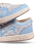 کفش لویی ویتون سفید آبی | کتونی louis vuitton x nike