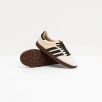 کفش کتانی سامبا کرم قهوه ای samba adidas
