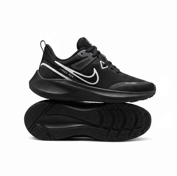 کفش کتونی نایک I free run تمام مشکی کد 294895