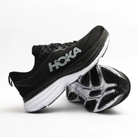 خرید کتونی هوکا سفید و مشکی مدل 8 hoka bondi 