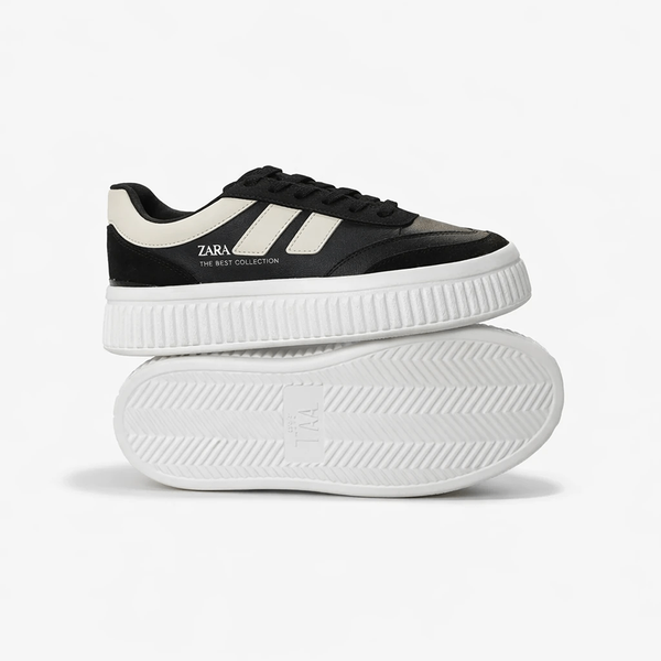 کفش کتونی ونس زارا مشکی سفید کد 295120