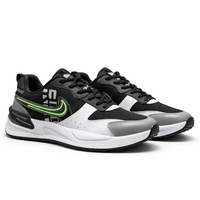کتونی نایک مدل RUN مشکی سبز 1