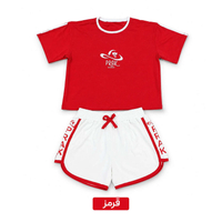 کراپ شورتک مدل پرک فری سایز 4