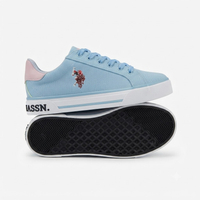 خرید کفش کتونی ونس مدل U.S.POLO ASSN آبی روشن 