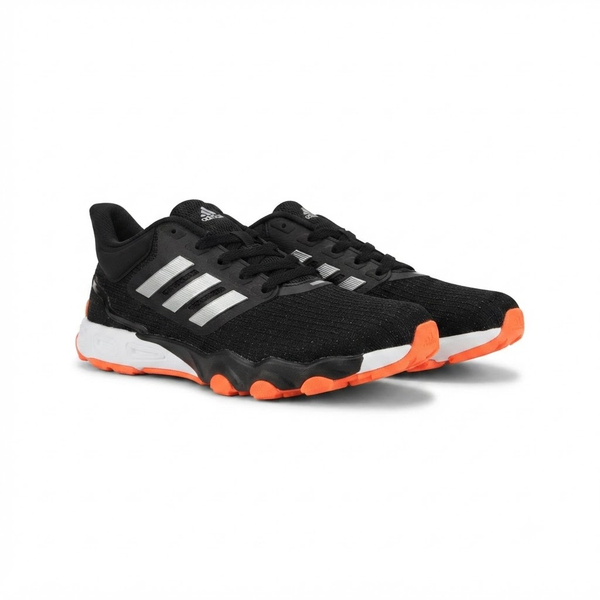خرید کفش کتونی آدیداس مدل CourtJam مشکی زیره نارنجی 