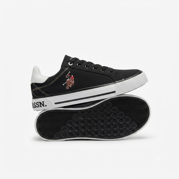 خرید کفش کتونی ونس مدل U.S.POLO ASSN مشکی 