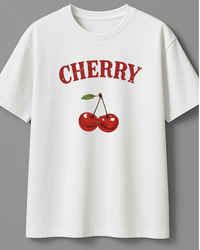 خرید تیشرت طرح cherry