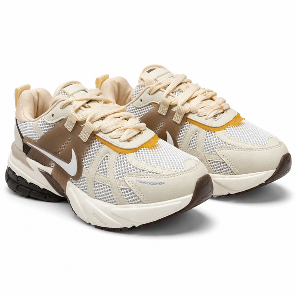 خرید کفش کتونی نایک V2K Run شیری شکلاتی
