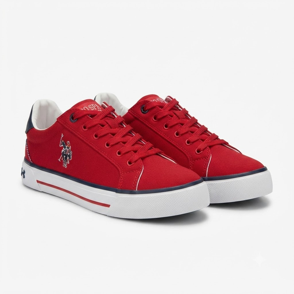 خرید کفش کتونی ونس مدل U.S.POLO ASSN قرمز 