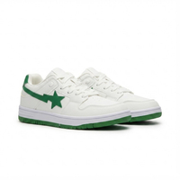 خرید کفش کتونی ونس مدل BAPE STA سفید سبز 295696