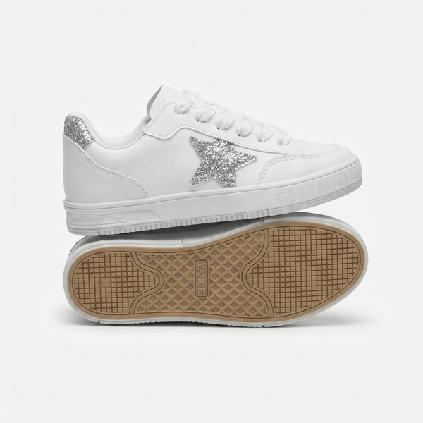 خرید کفش ونس اقتصادی Golden Goose سفید سیلور 