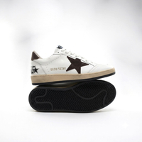 خرید کفش کتونی ونس مدل Golden Goose سفید شکلاتی