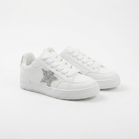 خرید کفش ونس اقتصادی Golden Goose سفید سیلور 