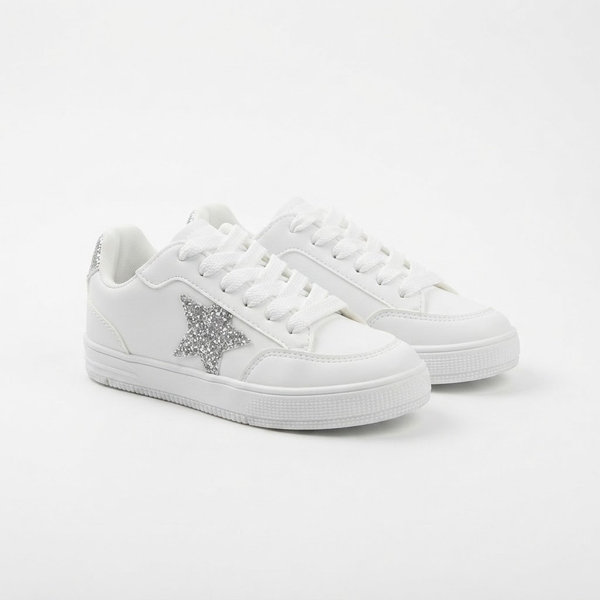 خرید کفش ونس اقتصادی Golden Goose سفید سیلور 