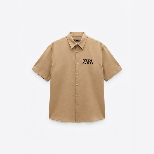 خرید پیراهن آستین کوتاه مردانه طرح ZARA 
