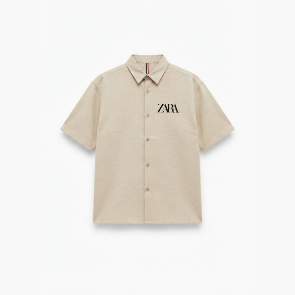 خرید پیراهن آستین کوتاه مردانه طرح ZARA 