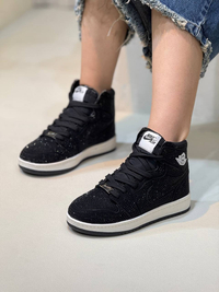 کتونی ونس ساقدار زنانه نایکی جردن 1 فول نگین nike jordan 1 کد 1264