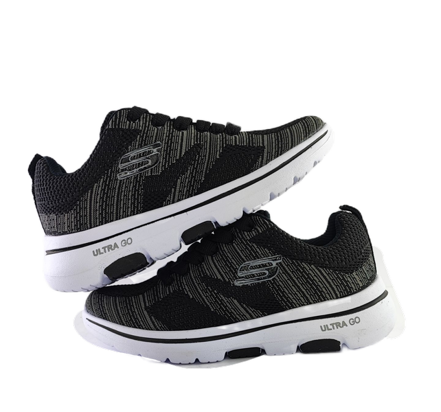 کفش اسپرت و روزمره مردانه برند اسکچرز Skechers رامیرو مشکی طوسی کد 250