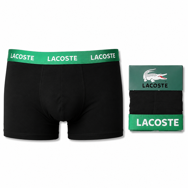 خرید شورت نیم پا مردانه لاگوست (Lacoste) مشکی - سری اسپرت 