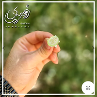 انگشتر نقره زنانه عقیق سبز حکاکی دستساز عیار 925