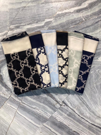 روسری نخی چهارفصل طرح گوچی قواره ۱۴۰