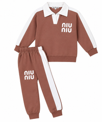 بلوز شلوار دورس و شلوار پسرانه دخترانه پاییز زمستانی مدل میو میو