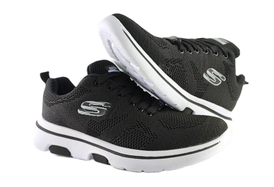 کفش اسپرت و روزمره مردانه برند اسکچرز مدل رامیرو Skechers مشکی سفید کد 150