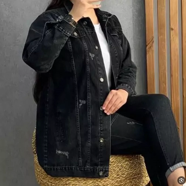 کت زنانه جین اسپرت