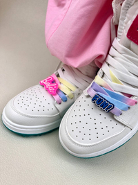 کتونی ونس زنانه ساقدار باربی ایر جردن وان air jordan 1 sample barbie کد 912