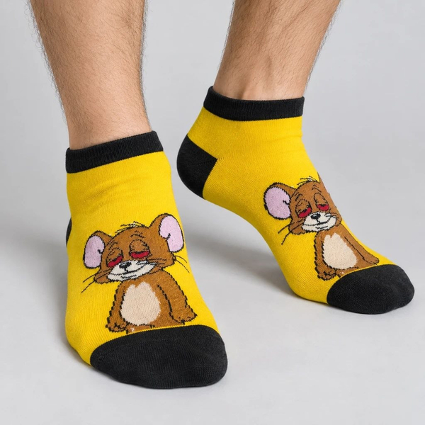 خرید  جوراب مچی فانتزی طرح موش Jerry 