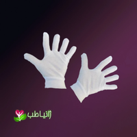 خرید دستکش نخی ژانیاطب صد در صد گیاهی ضد بو و عرق مناسب پوست و عفونت 