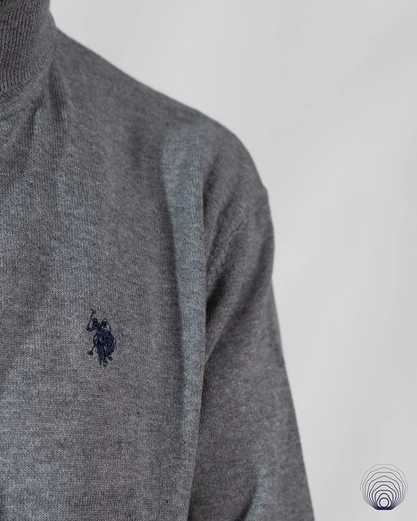 پلیور یقه اسکی مردانه U.S.Polo Assn – دو رنگ کاربردی