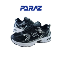 خرید کفش اسپرت زنانه و پسرانه مدل نیوبالانس 530 new balance مشکی سفید 