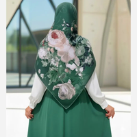 روسری نخ کاستوم طرح صبا قواره بزرگ 140x140 دور دوخت