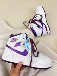 کتونی ساقدار زنانه ایر جردن 1 کرومی 1 | کتونی ساقدار زنانه ایر جردن 1 کرومی 1 NIKE AIR JORDAN کد 912 کد 628
