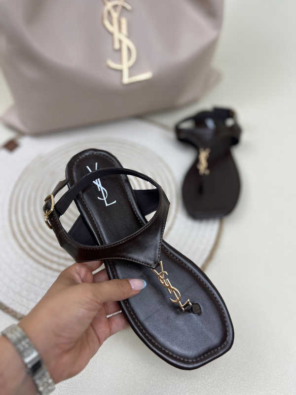 صندل زنانه وای اس ال انگشتی پشت سگکک Yves Saint Laurent کد 1553