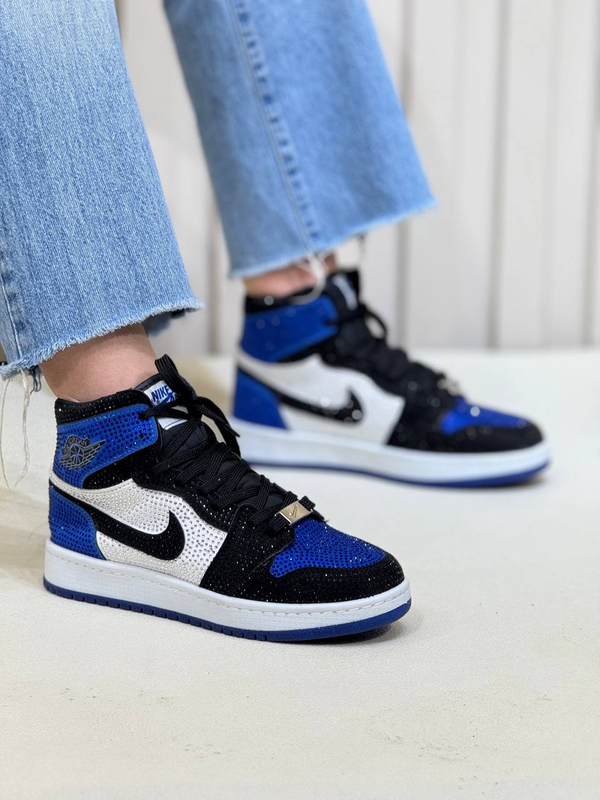 کتونی ونس ساقدار زنانه نایکی جردن 1 فول نگین nike jordan 1 کد 1264