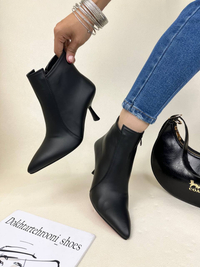 خرید نیم بوت پاشنه دار زنانه کلاسیک زارا ZARA 