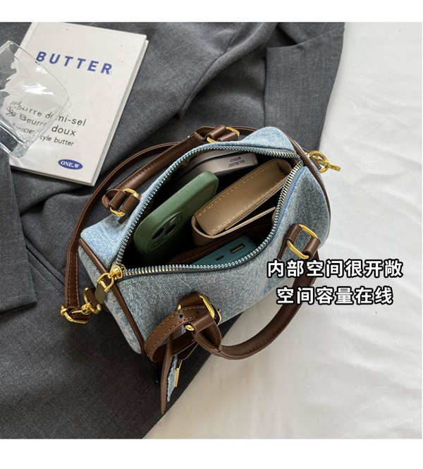 کیف جین صندوقی وارداتی 2328(مهمانی،روزمره) کد 873