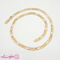 گردنبند/ دستبند زنانه ژوپینگ مدل فیگارو طلایی رنگ (ترند جدید اینستاگرام)