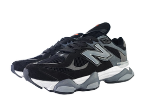 کفش اسپرت مردانه برند نیوبالانس ۹۰۶۰ new balance مدل اسوه مشکی طوسی کد 186