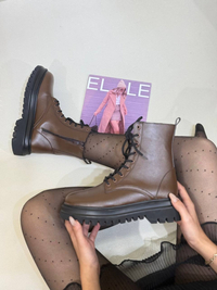 خرید  320 نیم بوت زنانه زارا بندی زیپی zara 