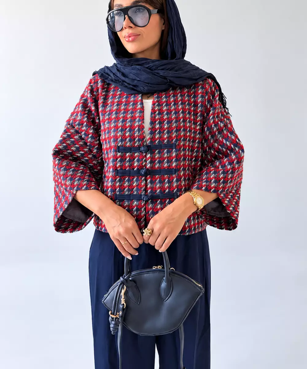 خرید پالتو زنانه آستین لاله آستردار
