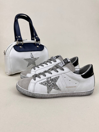 کتونی ونس زنانه گولدن گوس اس استار رویه سویت ستاره لمه GOLDEN GOOSE SSTAR کد 1661