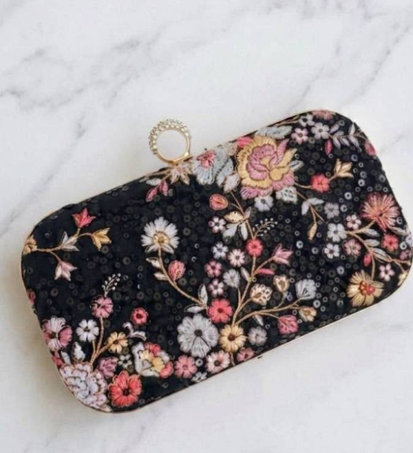 خرید کیف مجلسی زنانه مدل باغچه 