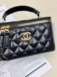 کیف زنانه باکسی دوختی آینه دار شنل  CHANEL کد 1670