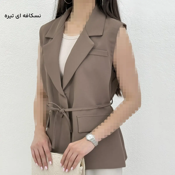 وست زنانه کرپ با طراحی شیک و جذاب