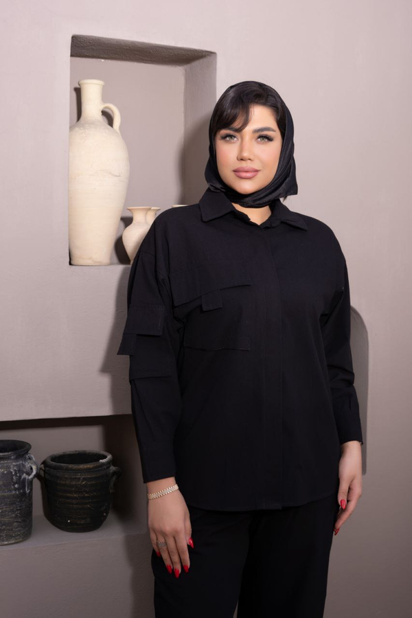 شومیز لنین آستین پاکتی زنانه